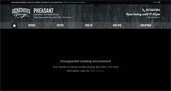 Desktop Screenshot of pheasantpub.co.uk